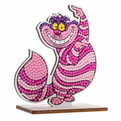 Diamond Painting Aufsteller, "Cheshire Cat" Crystal Art Buddies