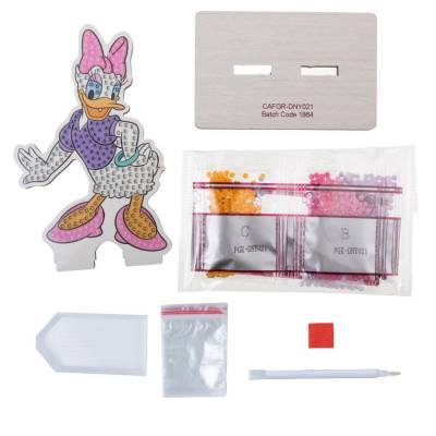 Diamond Painting Aufsteller, "Daisy Duck" Crystal Art Buddies