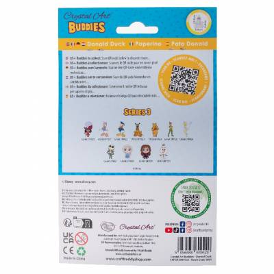 Diamond Painting Aufsteller, "Donald Duck" Crystal Art Buddies