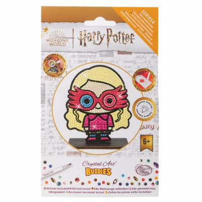 Diamond Painting stand-up display, "Luna Lovegood" Crystal Art Buddies