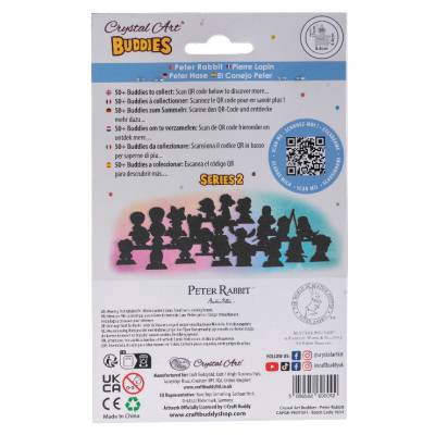 Diamond Painting stand-up display, "Peter Rabbit" Crystal Art Buddies