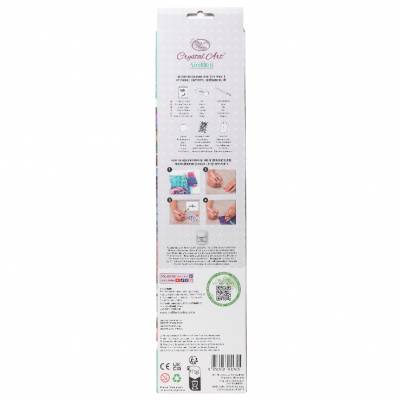 Diamond Painting Bild, Tropical Turtle, runde Diamanten, ca. 40x50cm, Teilbild