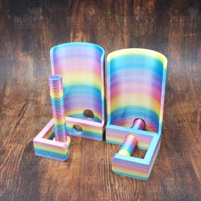 Bildaufroll-Vorrichtung, Tischklemme, regenbogen, 3D Druck, XXL - Groß für Diamond Painting Bilder