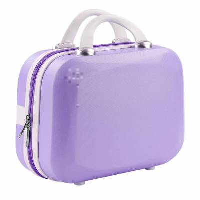 Sortierkoffer, Inhalt 132 Döschen mit Drehverschluss, Koffer violett