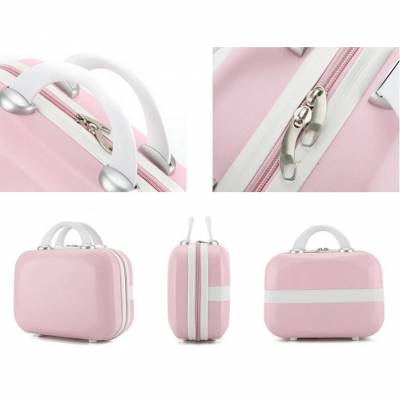 Preview: Sorting case, contents 132 jars with screw cap, case mint green