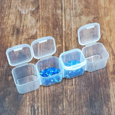 Preview: Sortierbox mit 28 Fächern, aufgeteilt in 7 Reihen mit 4 Boxen fest verschließbare Deckel