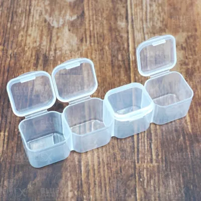 Preview: Sortierbox mit 28 Fächern, aufgeteilt in 7 Reihen mit 4 Boxen fest verschließbare Deckel