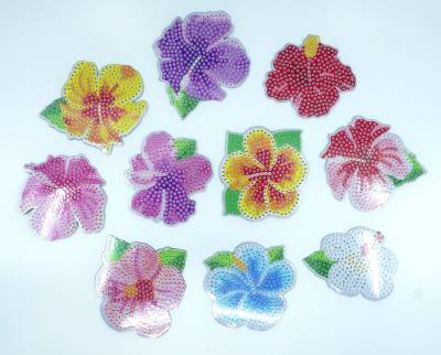 Blüten, als Kühlschrankmagnet nutzbar, Set mit 10 Stück zum Painten, ohne Toolset