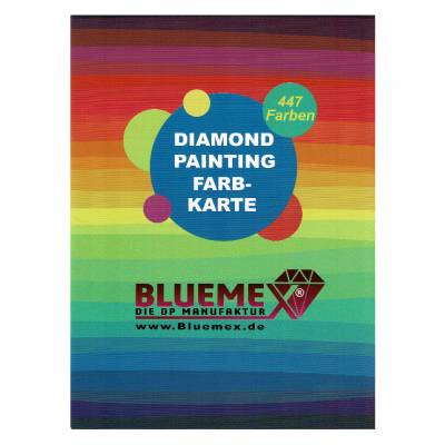 Diamond Painting Color Chart with 447 Colors