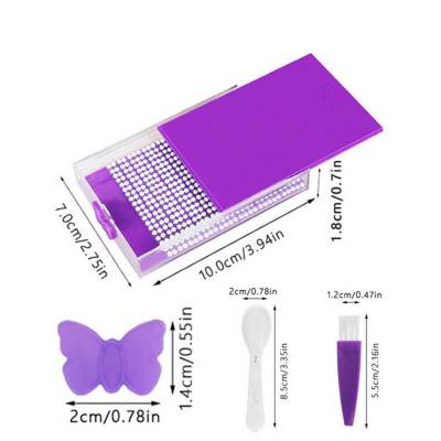 Schiffchen-Set mit Wechselplatte, blau, Kombi aus Schiffchen und Aufbewahrungsdose, fest verschließbar