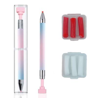 Automatic refillable wax pencil, diamond art pencil with 2 refill wax pads