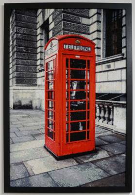 Diamond Painting picture, London calling, round stones, 60x90cm, 55 colours, full picture