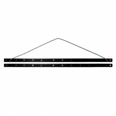 Preview: Magnetic strip set for diamond painting pictures, high load capacity, 60 cm, black, solid wood Preview: Magnetic strip set for diamond painting pictures, high load capacity, 60 cm, black, solid wood