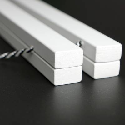 Preview: Magnetleisten-Set für Diamond Painting Bilder, hohe Tragkraft, 50cm, weiß, Vollholz