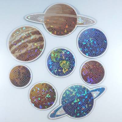Planets, can be used as fridge magnets, set of 8 for painting