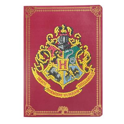 Diamond Painting Hogwarts Annual Planner, round diamonds, approx. 14x21cm, partial image