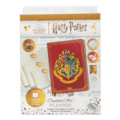 Diamond Painting Hogwarts Annual Planner, round diamonds, approx. 14x21cm, partial image