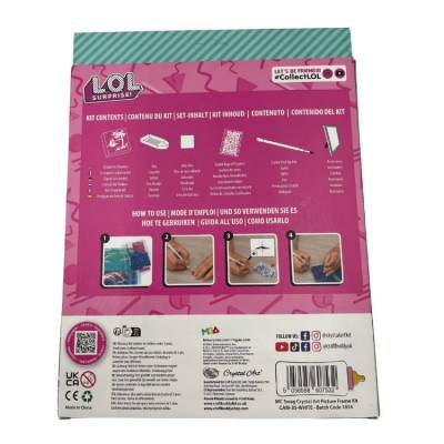 Preview: Diamond painting picture with picture frame, MC Swag, round diamonds, approx. 21x25cm, partial picture