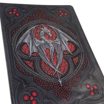 Preview: Notebook for painting, Dragon Valour, by Anne Stokes, approx. 26x18cm, 48 pages, lined, partial image