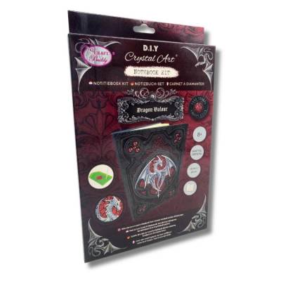 Preview: Notebook for painting, Dragon Valour, by Anne Stokes, approx. 26x18cm, 48 pages, lined, partial image