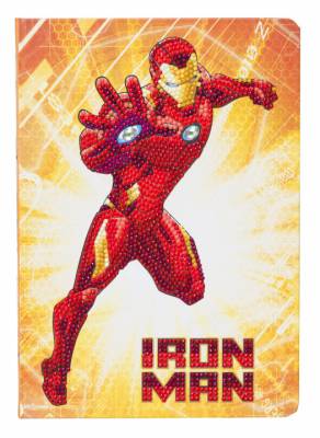 Notizbuch zum Painten, Avengers - Iron Man, ca. 26x18cm, liniert, Teilbild