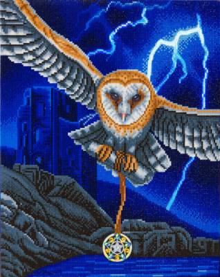 Diamond Painting Bild mit LED Beleuchtung, Heart of the Storm, runde Diamanten, ca. 50x40cm, Vollbild