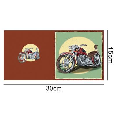 Grußkarten-Set mit 8 Motiven, Fahrzeuge, Sport & Wein, Painting-Set komplett mit runden Steinchen
