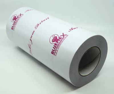 Preview: Klebefolie beidseitig klebend, 20cm Breite, 50 Meter Länge, komplette Rolle