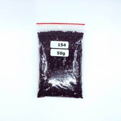 Steinchen, eckig (square), Farbe 154, Red Very Dark, Tüte mit 50 Gramm