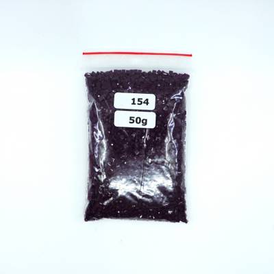 Steine, eckig (square), Farbe 154, Red Very Dark, Tüte mit 50 Gramm