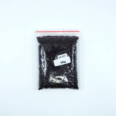 Steinchen, eckig (square), Farbe 3371, Black Brown, Tüte mit 50 Gramm