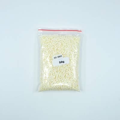 Steinchen, eckig (square), Farbe 3865, Winter White, Tüte mit 50 Gramm