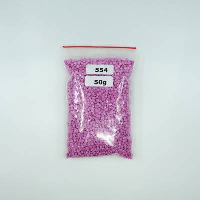 Steinchen, eckig (square), Farbe 554, Violet Light, Tüte mit 50 Gramm