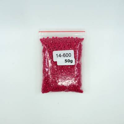Steinchen, eckig (square), Farbe 600, Cranberry Very Dark, Tüte mit 50 Gramm