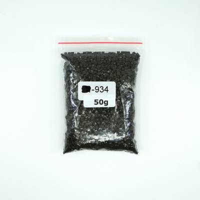 Steine, eckig (square), Farbe 934, Avocado Green Black, Tüte mit 50 Gramm