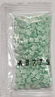 AB Steine, eckig, (Irisierend), 775, Baby Blue Very Light, 200 Stück