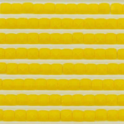 Steine, Glow in the Dark - Nachtleuchtend, eckig, Farbe G444, Lemon Dark, Tüte mit 500 Stück