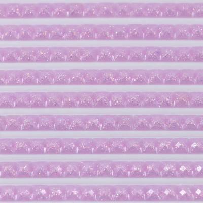 Fairy stones, square, (sparkling), 153, Lilac, 500 pieces