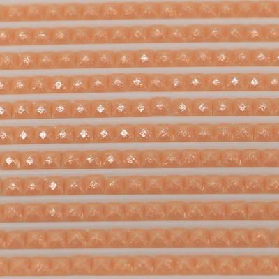 Feensteine, eckig, (glitzernd), 3824, Apricot Light, 500 Stück