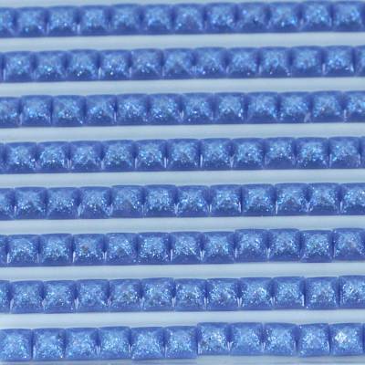 Feensteine, eckig, (glitzernd), 3838, Lavender Blue Dark, 500 Stück