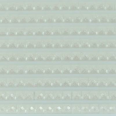 Feensteine, eckig, (glitzernd), 3865, Winter White, 500 Stück