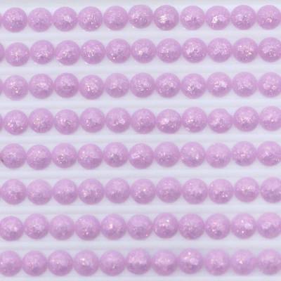 Fairy stones, round, (sparkling), 153, Lilac, 500 pieces