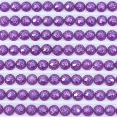 Fairy stones, round, (sparkling), 550, Violet Very Dark, 500 pieces