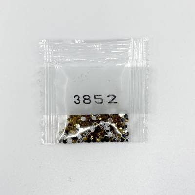 Strass-Stein rund, (rhinestone), 3852, Straw Very Dark, 200 Stück