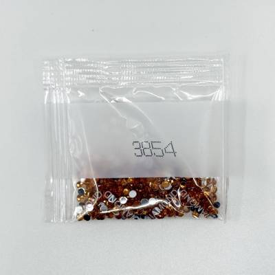 Strass-Stein rund, (rhinestone), 3854, Autumn Gold Medium, 200 Stück