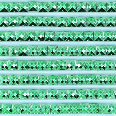 Metallic - Stein eckig, 702, Kelly Green, 500 Stück