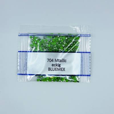 Metallic - Stone square, 704, Chartreuse Bright, 500 pieces