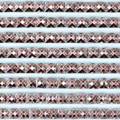 Metallic - Stone square, 779, Brown, 500 pieces