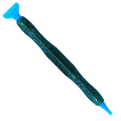 Pen for Diamond Painting, green, ergonomic, with thread and attachments
