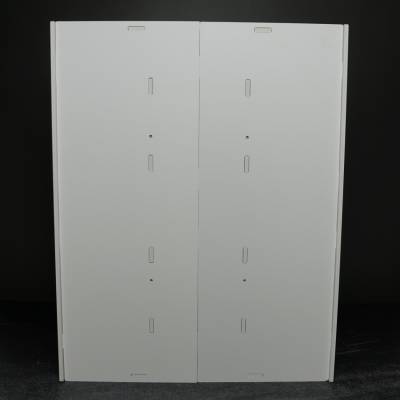 Schiffchen-Regal weiß, für kleine Trabricks, ca. 44,6x35x7,6cm, 51 Fächer ca. 11x6,7x2cm, Aufbewahrungsbox